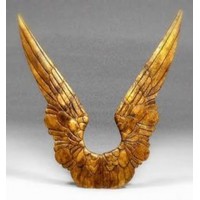 Wooden Carved Angel Wings